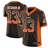 Nike Browns 13 Odell Beckham Jr Brown Drift Fashion Limited Jersey Dyin,baseball caps,new era cap wholesale,wholesale hats